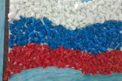 Коллективная творческая работа "Флаг России"